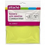 Стикеры 76×76 мм Attache неоновые 3 цвета (1 блок, 150 листов)