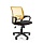 Кресло офисное Easy Chair 304 TC черное/желтое (ткань/сетка/пластик)