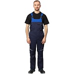 Полукомбинезон летний муж. л23-ПК син/вас (р.60-62) 158-164 (серия Л)