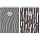 Блокнот Полином Стильный офис А5 40 листов разноцветный в клетку на спирали (145×203 мм)
