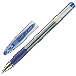 Ручка гелевая PILOT BLN-G3-38 резин.манжет. синяя 0,2мм