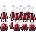 Напиток Псыж б/а вкус Гранат сильногазированный 1л