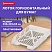 превью Лоток горизонтальный для бумаг BRAUBERG ECO, 330×245х65 мм, сетчатый, прозрачный