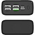 превью Внешний аккумулятор PERO PB07 30000 mAh, Li-Pol, output USB-C + 4USB-A, черный