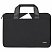 превью Сумка портфель HEIKKI ULTRA (ХЕЙКИ) с отделением для ноутбука 15.6", Total black, черная, 28×39х3 см