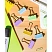 превью Зажимы для бумаг Выбор есть (Attache Economy) 25 мм цветные (12 штук в коробке)