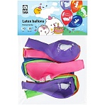 Воздушные шары, 10шт., М12/30см, MESHU «Honey bunny», пастель, ассорти