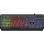 Клавиатура Acer OKR302 механич. USB беспр. BT/Radio Multimedia/gamer бел