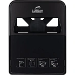 Диспенсер для покрытий на унитаз Luscan Professional Etalon V4 пластик чёрный