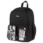 Рюкзак Berlingo UrbanBlack «Street Style» 40×27.5×16см, 2 отделения, 4 кармана, эргономичная спинка