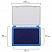 превью Штемпельная подушка BRAUBERG, 100×80 мм (рабочая поверхность 90×50 мм), синяя краска