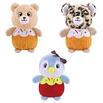 Игрушка мягкая «Животные в кексике», 18 см, ассорти 3 дизайна, WOOZOO (ВУЗУ)