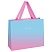 превью Пакет подарочный 32×26×12см MESHU «Duotone. Light blue-Pink gradient», отд. фольгой, матовая ламинация