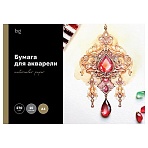 Папка для акварели 10л. А4, BG «Антикварная брошь», 270г/м2