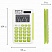 превью Калькулятор STAFF карманный STF-6238, зеленый, 8 разрядов, двойное питание, 104×63 мм, на блистере
