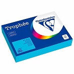 Бумага цветная CLAIREFONTAINE, А4, 80 г/м2, 500 л., интенсив, королевский синий, Франция