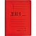 превью Папка-скоросшиватель Дело № картонная А4 до 200 листов красная (360 г/кв.м)