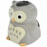 превью Точилка электрическая детская Berlingo «Owl», 1 отверстие, с контейнером, картон. уп. 