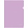 Папка-уголок Berlingo «Starlight», А4, 180мкм, прозрачная фиолетовая, индив. ШК