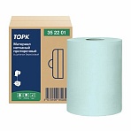 Протирочный нетканый материал TORK Advanced, 253 листа в рулоне, 39.5×27.6 см, бирюзовый