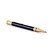превью Ручка шариковая PARKER «Duofold Prestige Blue Chevron GT», корпус синий, позолоченные детали, черная