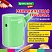 превью Точилка механическая BRAUBERG KIDS, для простых и цветных карандашей, корпус мятный, крепление к столу