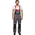 Полукомбинезон летний муж л23-ПК сер/крас (р.56-58) 194-200 (серия Л)