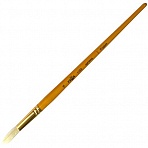 Кисть художественная щетина Гамма «Студия», круглая №16, длинная ручка