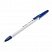 превью Ручка шариковая масляная BRAUBERG Stick Medium, СИНЯЯ, узел 1 мм, линия письма 0.5 мм