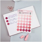 Наклейки бумажные MESHU «Trecker dots pink»