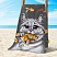превью Полотенце НВ The Cat м0996 L 70×140