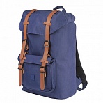 Рюкзак BRAUBERG молодежный с отделением для ноутбука, «Кантри», синий, 41×28×14 см