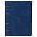 превью Тетрадь на кольцах 120 л., BRAUBERG, А5, 148?218 мм, клетка, обложка под гладкую кожу, вырубка под кольца, синяя
