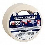 Клейкая лента малярная Unibob 48 мм x 40 м белая (бумажная)