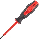 Отвертка диэлектрическая PZ/FL1×80 серия профи (квт) 79778