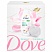 превью Подарочный набор DOVE «Фисташковый крем»: крем-гель для душа 250 мл + мочалка для тела
