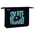 Папка для тетрадей 1 отделение, А5 Först «Skateboard», 240×205×40мм, пластик, на молнии