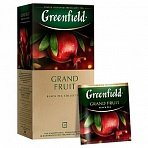 Чай Greenfield Grand Fruit черный с гранатом 25 пакетиков