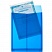 превью Папка-конверт на кнопке Attache А4 синяя 180 мкм (с вертикальным расширением, 5 штук в упаковке)