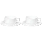 Чайная пара WILMAX 220 м л, white Box 2шт/уп,WL 993008/AB