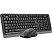 превью Набор клавиатура+мышь A4Tech Fstyler FG1035 GREY USB беспров. чер/сер