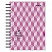 превью Бизнес-тетрадь Attache Selection Spring Book A5 150 листов розовая в клетку на спирали (170×202 мм)