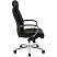 превью Кресло для руководителя Комус Мебель (Easy Chair) 534 чёрное (натуральная кожа с компаньоном, металл хромированный)
