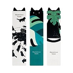 Закладка для книг, 40×180мм, MESHU «Cat ink», ассорти