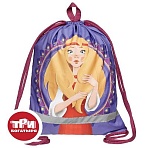 Мешок для обуви КОМУС Три богатыря Аленушка,36×47, карм, светоотр, МО 26-1с-2р