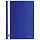 Папка с пластиковым скоросшивателем BRAUBERG «Office», синяя, до 100 листов, 0.5 мм