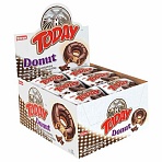 Кекс TODAY «Donut», со вкусом какао, ТУРЦИЯ, 24 штуки по 40 г в шоу-боксе