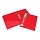 Папка с зажимом Attache А4 0.7 мм красная (до 150 листов, с карманом для CD и визиток)