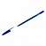превью Ручка шариковая СТАММ «111» 4шт., синие, 1.0мм, тонированный корпус, пакет с европодвесом
