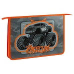 Папка для тетрадей 1 отделение, ArtSpace «Huge wheels», А4, пластик, на молнии